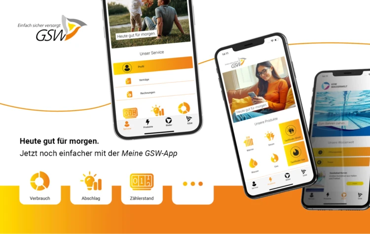 Die App Meine GSW gibt es ab sofort zum Download
