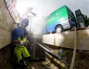 Zu einem Wasserrohrbruch ist es am Freitagmittag (14. November) in Kamen-Methler gekommen.