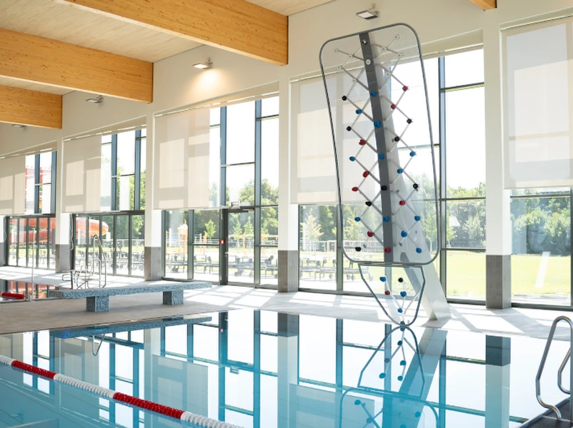 Ansicht des Sprungbecken im Häupenbad