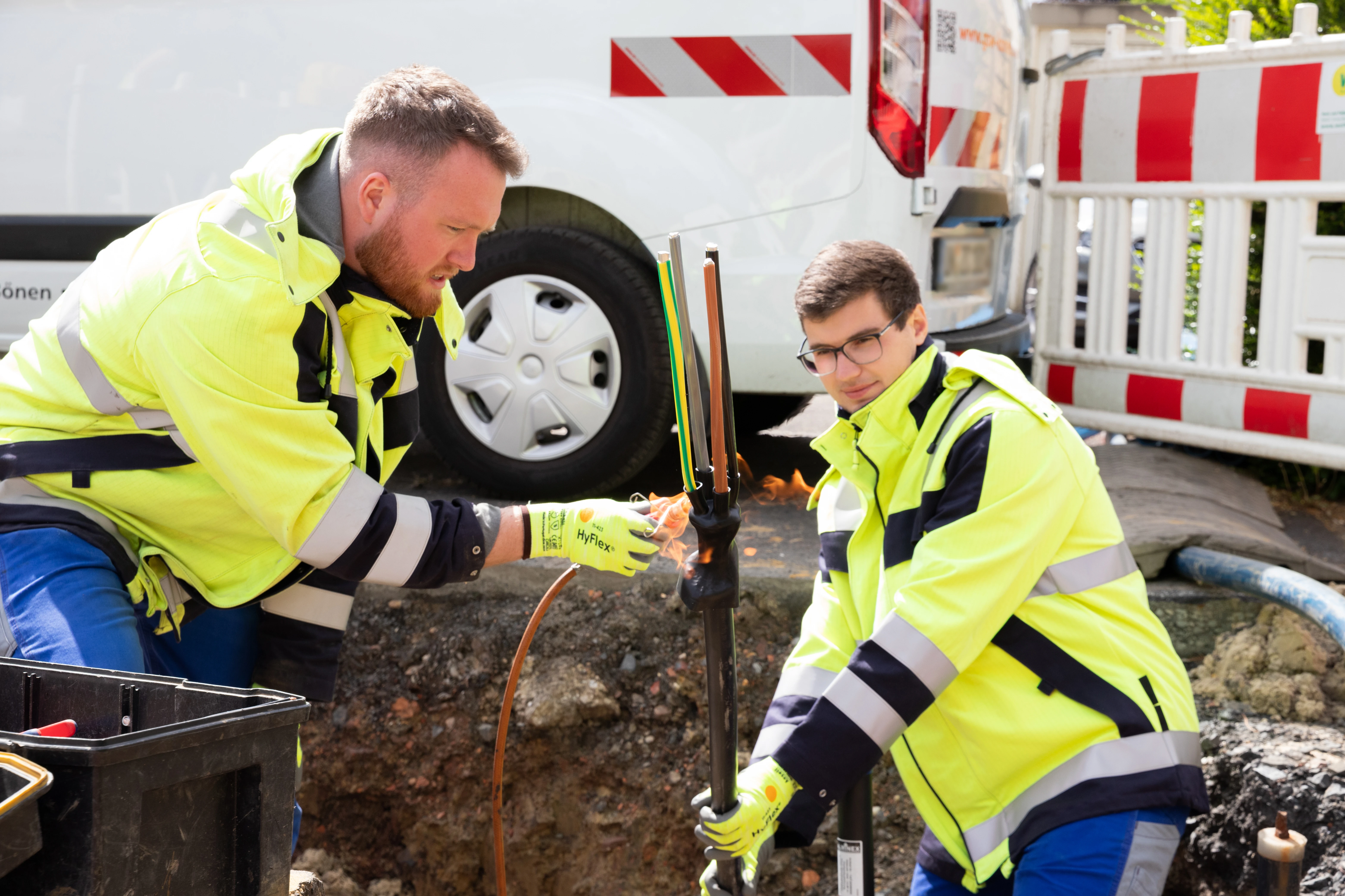In der Herderstraße in Kamen finden ab Montag (16. März) Arbeiten am Stromnetz statt.