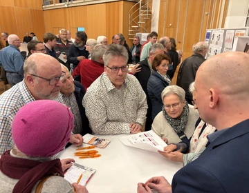 Viele Bürgerinnen und Bürger informierten sich beim Informationsabend zur Kommunalen Wärmeplanung in Kamen.