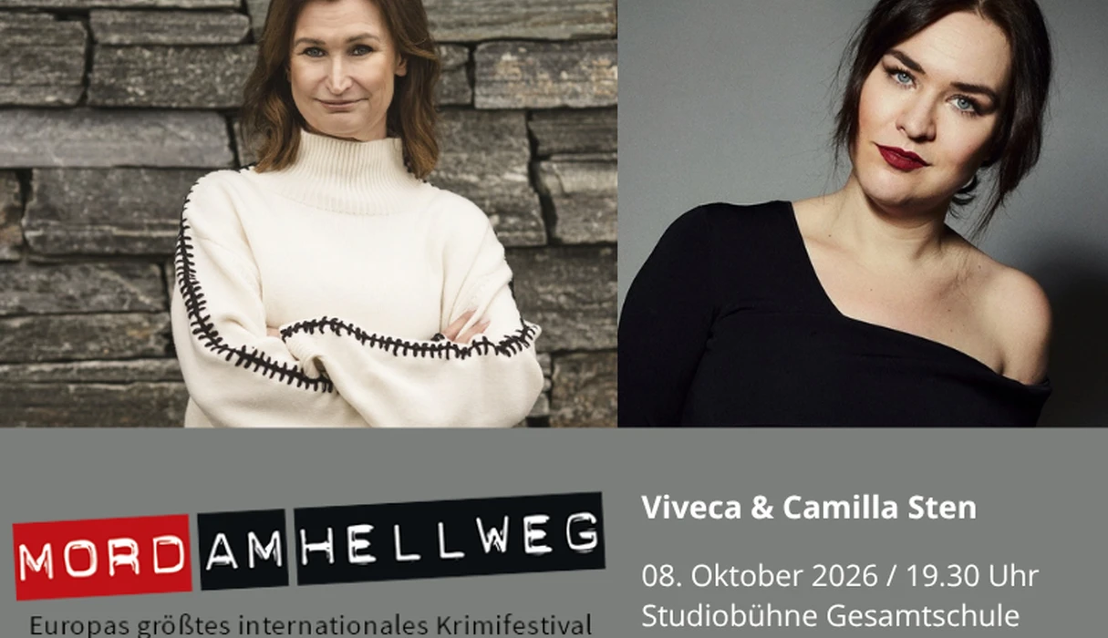Viveca und Camilla Sten lesen im Rahmen des Krimifestivals Mord am Hellweg in Kamen