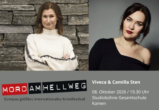 Viveca und Camilla Sten lesen im Rahmen des Krimifestivals Mord am Hellweg in Kamen